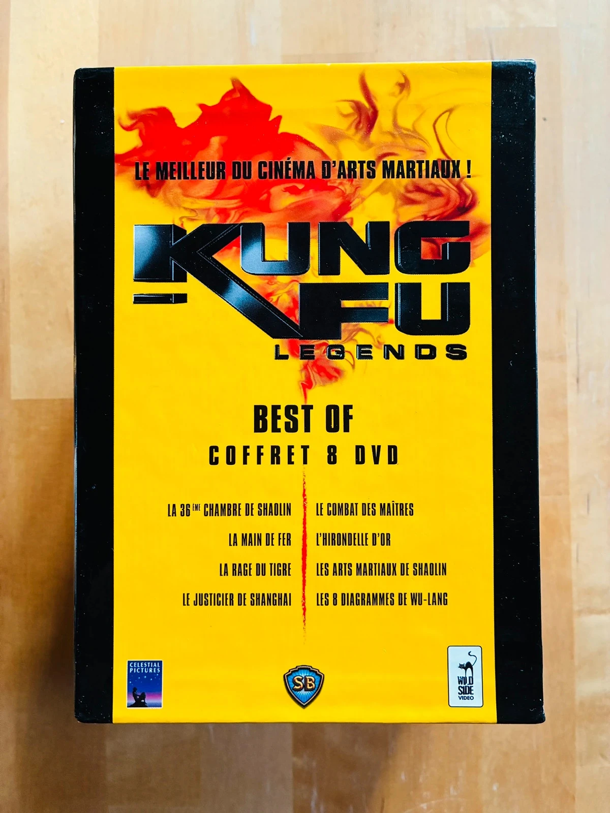 Coffret 8 DVD Kung Fu Legends.